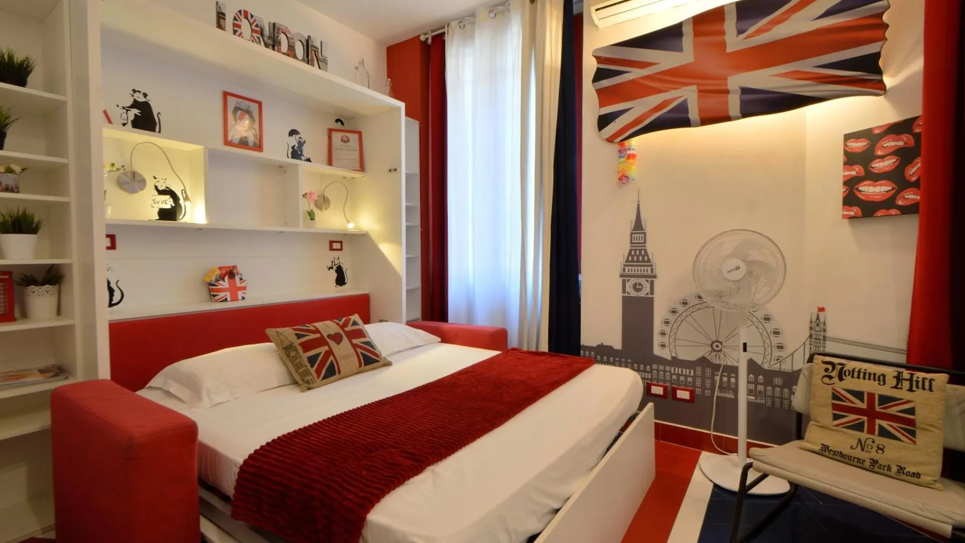 Bellissimo Mini Appartamento Deluxe Di Design E A Tema Inghiterra - Potente Wi-Fi Ottimo Il Collegamento Con Aeroporto Di Malpensa E Rho Fiera, Vicino A 3 Linee Metropolitane Milán