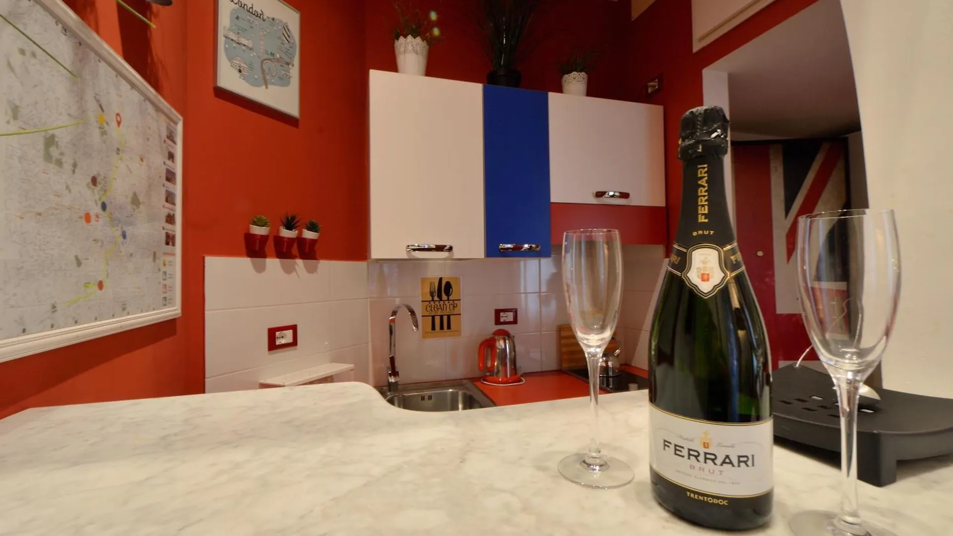 Apartmán Bellissimo Mini Appartamento Deluxe Di Design E A Tema Inghiterra - Potente Wi-Fi Ottimo Il Collegamento Con Aeroporto Di Malpensa E Rho Fiera, Vicino A 3 Linee Metropolitane Milán Itálie