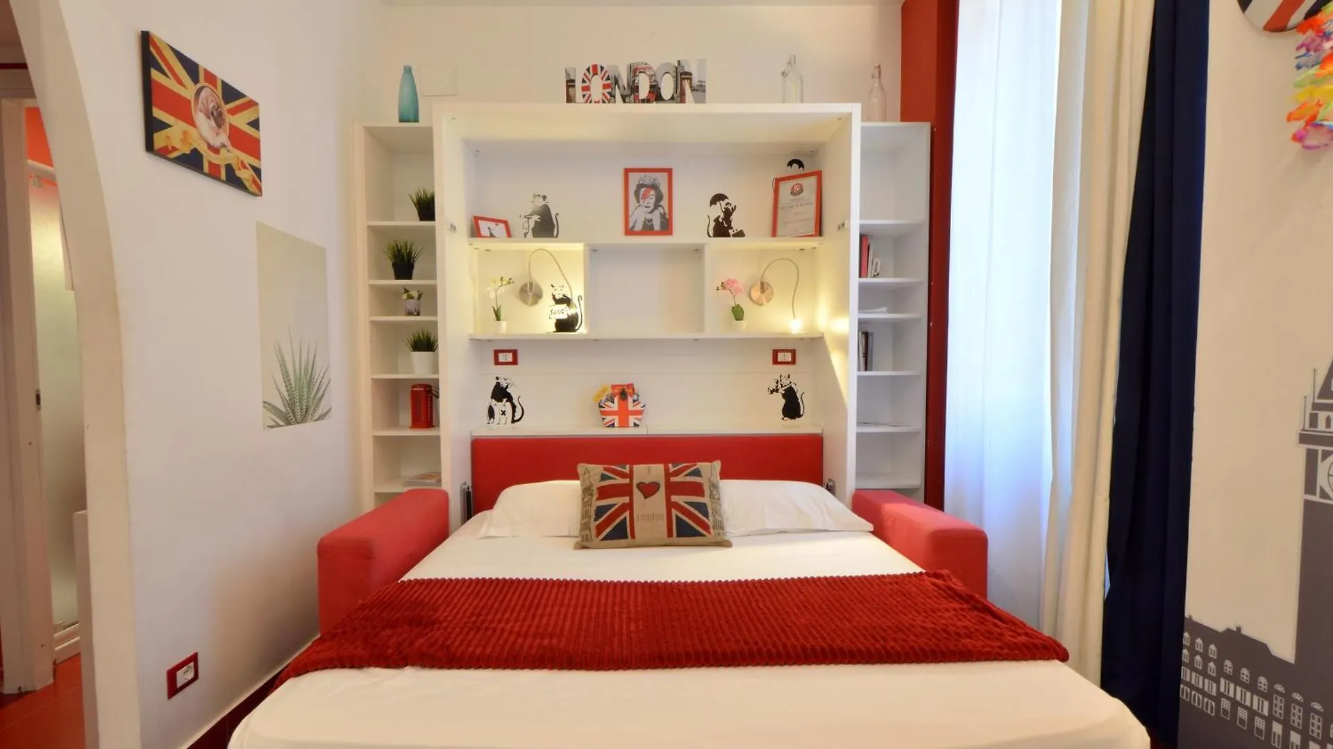 Bellissimo Mini Appartamento Deluxe Di Design E A Tema Inghiterra - Potente Wi-Fi Ottimo Il Collegamento Con Aeroporto Di Malpensa E Rho Fiera, Vicino A 3 Linee Metropolitane ميلان 0*,